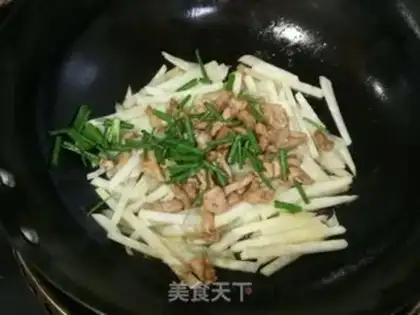 Make Blue fried meat step 6