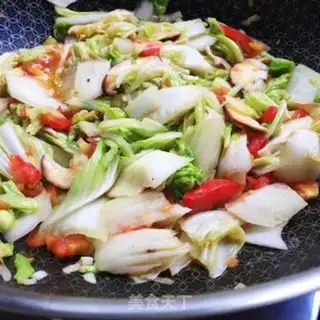 Make Tomato mushrooms and cabbage step 7