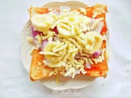 Make Vegetable toast step 5