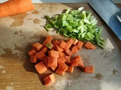Make Celery with peanuts step 3
