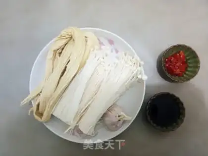 Make Golden mushrooms steaming bamboo step 0