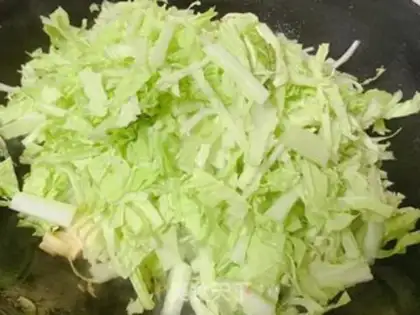 Make Get the cabbage tofu step 3