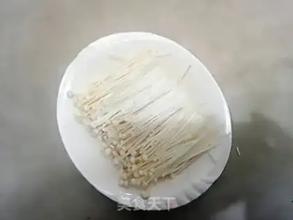 Make Golden mushrooms steaming bamboo step 2