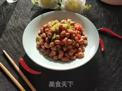 Make Celery with peanuts step 8
