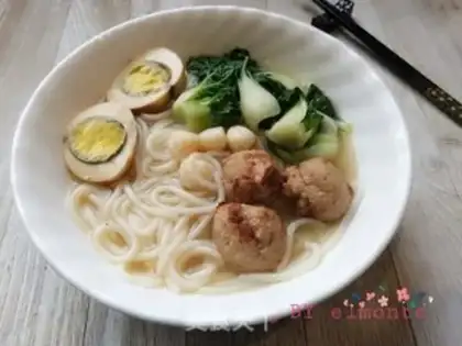 Make Chickenball belt soup powder step 9