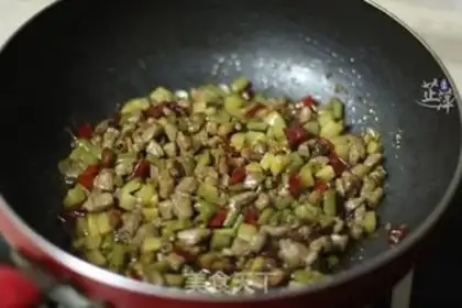 Make Sour bean duck rice rice step 13