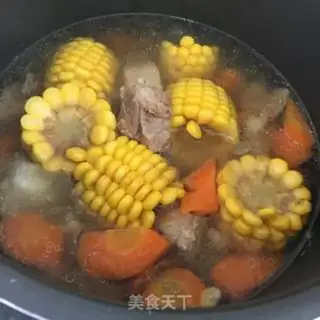 Make Carrot corn ribs soup step 4
