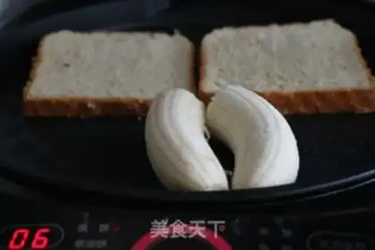 Make Banana toast step 1