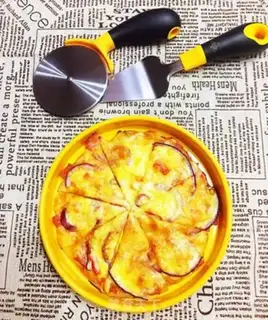 Make Hand-held bacon pizza step 8