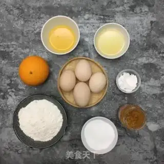 Make Orange cake roll step 0