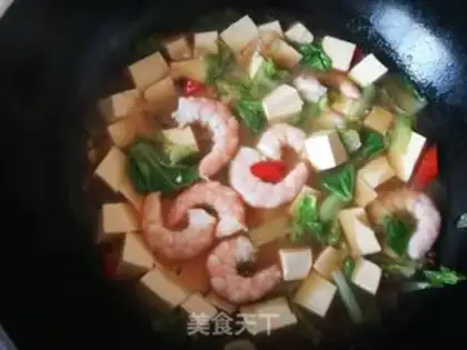Make Shrimp bean cursing noodles step 0