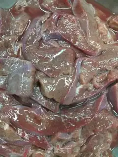 Make Fried liver step 0