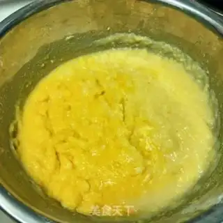 Make Corn-eggs step 1