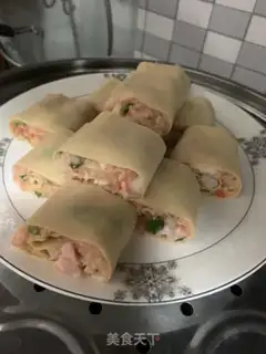 Make A thousand rolls of squid meat step 7