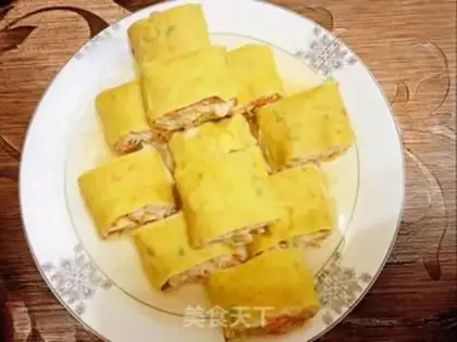 Make A thousand rolls of squid meat step 8