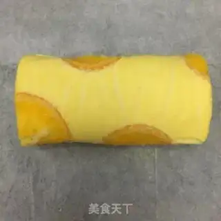 Make Orange cake roll step 8