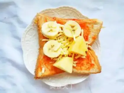 Make Fruit toast step 3