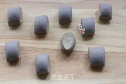 Make Black melon double rolls step 5