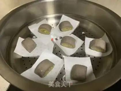 Make Black melon double rolls step 6