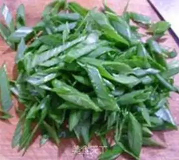 Make Onion leaves, thin meat noodles step 6
