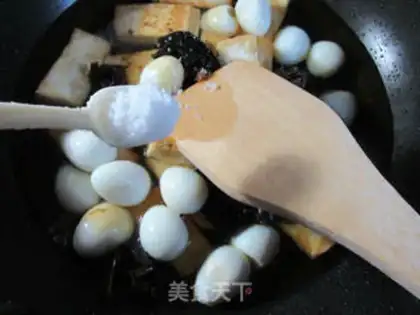 Make ♪ Black-mucked quail ♪ step 7