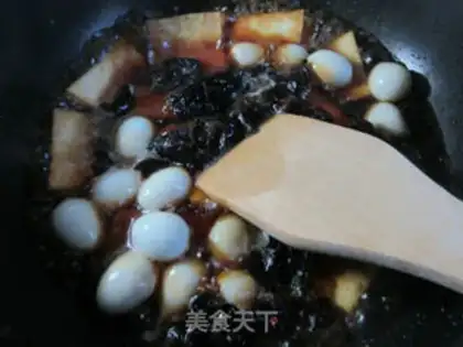 Make ♪ Black-mucked quail ♪ step 8