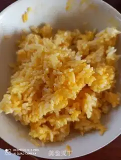 Make Gold and jade rice step 1