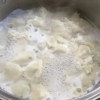 Make Cream eggs and dumplings step 8