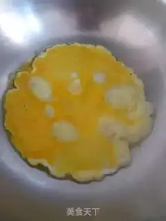 Make Garlic ham and eggs step 2