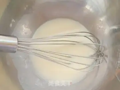 Make The cranberry rice steam cake step 4