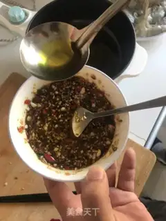 Make A fan of garlic shrimp step 4