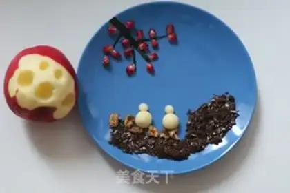 Make Snow platter step 5