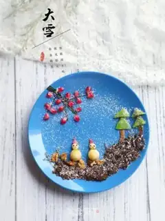 Make Snow platter step 8