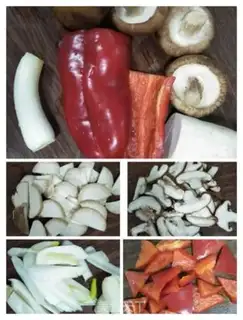 Make Scrambled mushrooms step 2