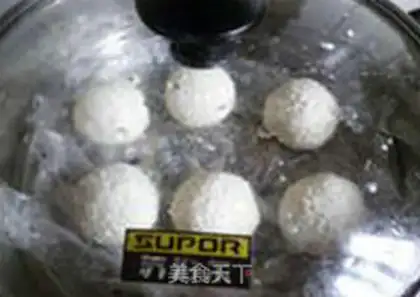 Make The rice snowball step 7