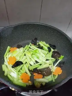 Make Celery with black moor step 5