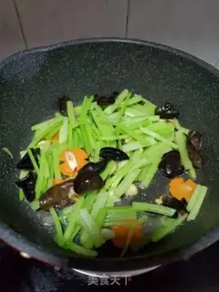 Make Celery with black moor step 6