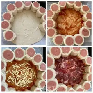 Make Hand-to-hand pizza step 2