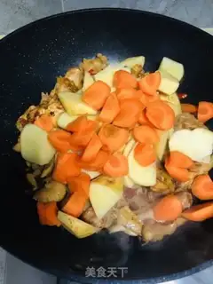 Make Potato chicken step 8