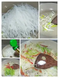 Make Clear the radish step 4