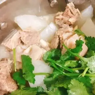 Make Lamb radish soup step 2