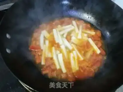 Make Tomato eggcake soup step 3