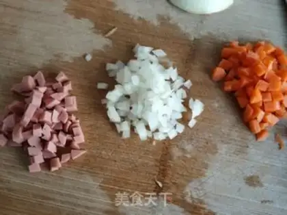 Make Milky fragrance hamcake step 0