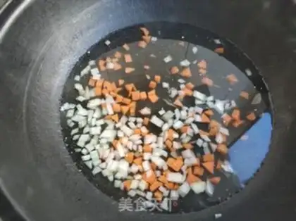 Make Milky fragrance hamcake step 1