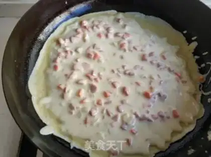 Make Milky fragrance hamcake step 4