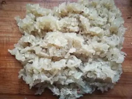 Make radish, tofu-curded puff bag step 8
