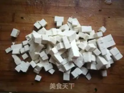 Make radish, tofu-curded puff bag step 12