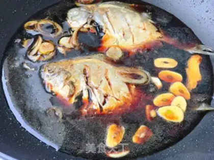 Make Red-burned even fish step 6