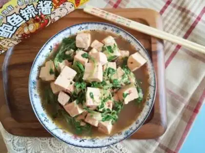 Make Bean seed, tofu step 8