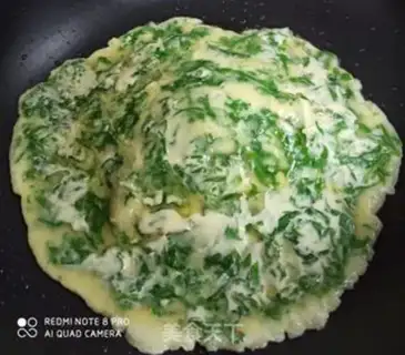 Make Celery omelet step 3
